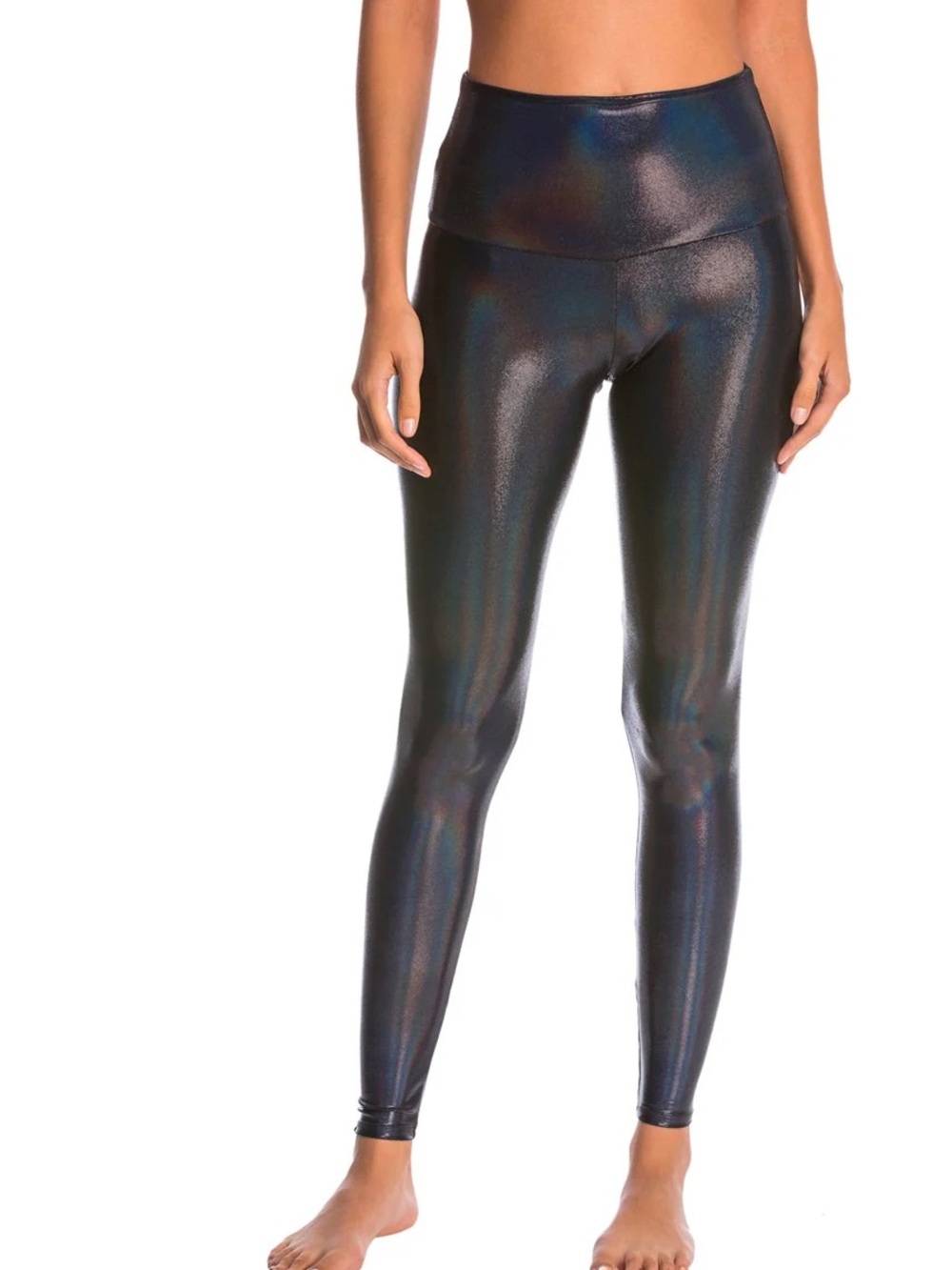 Onzie black metallic leggings